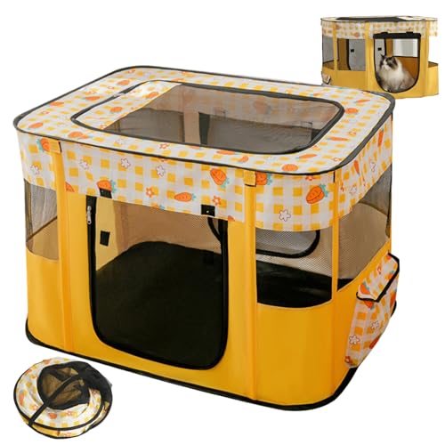 Whyzsjnclg Kätzchen -Playpen, Cat -Playfen -Karotten -Karottenmuster Falten geschlossene Oxford Kätzchen mit Reißverschluss, Glasfaser für Innenkatze, Partuation, Ruhe, M. Whyzsjnclg Kätzchen -Playpen, Cat -Playfen -Karotten -Karottenmuster Falten geschlossene Oxford Kätzchen mit Reißverschluss, Glasfaser für Innenkatze, Partuation, Ruhe, M. von Whyzsjnclg