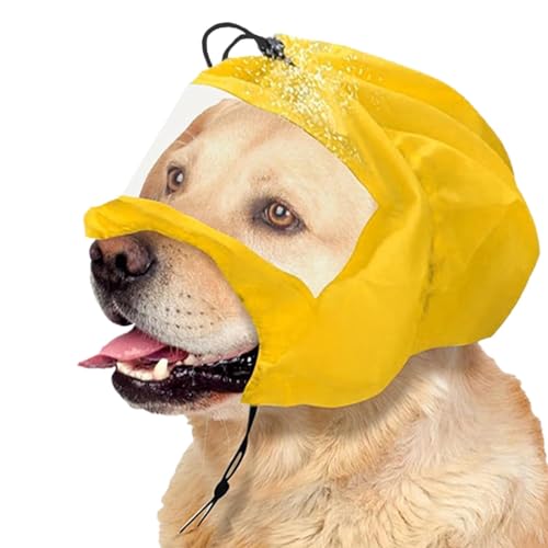 Wiclnyg Hunde-Duschhut, wasserdichter Badehut für Hundeaugen und Ohren, Haustier-Badeschutzhut, wasserdichte Hundeohrwickel, Regenhut, Hundeohrenschutz für Hunde von Wiclnyg