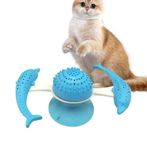 Wiclnyg Katzen-Spinnerspielzeug,Spin-Katzenspielzeug | Multifunktionales süßes Katzenspielzeug | Funny Pet Supplies Slow Feeder für Tierkliniken, Tierhandlungen, Wohnzimmer von Tierbesitzern von Wiclnyg