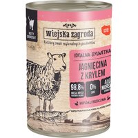 Wiejska Zagroda Cat 12 x 400 g - Lamm mit Krill von Wiejska zagroda