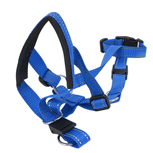 Haustierhalfter Verhindert das Ziehen von Haustieren, Hundehalsband, Hundekopfhalter mit Sicherheitsgurt für Outdoor Spaziergänge, Halsbänder (XL) von Wifehelper