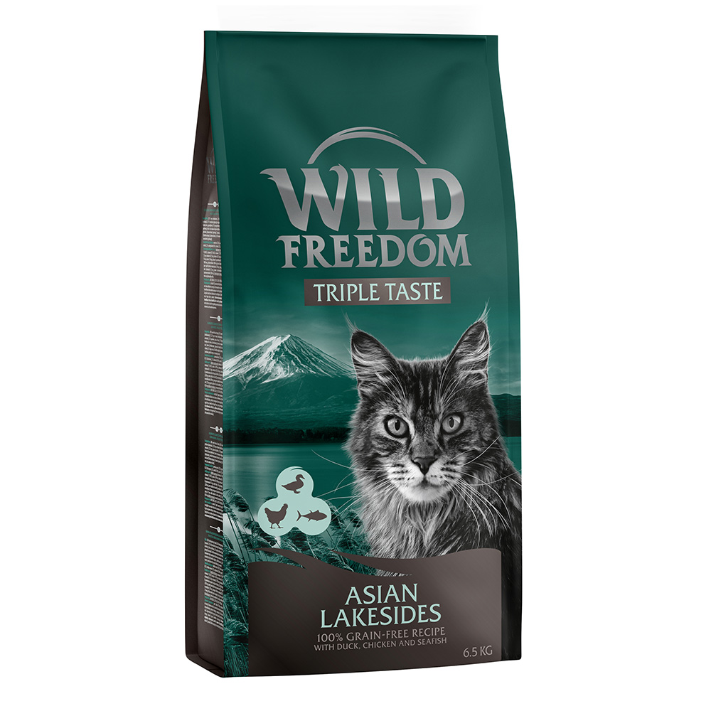 10 € Cyber-Rabatt erbeuten! 6,5 kg Wild Freedom Trockenfutter Asian Lakesides - Ente, Huhn, Meeresfisch von Wild Freedom