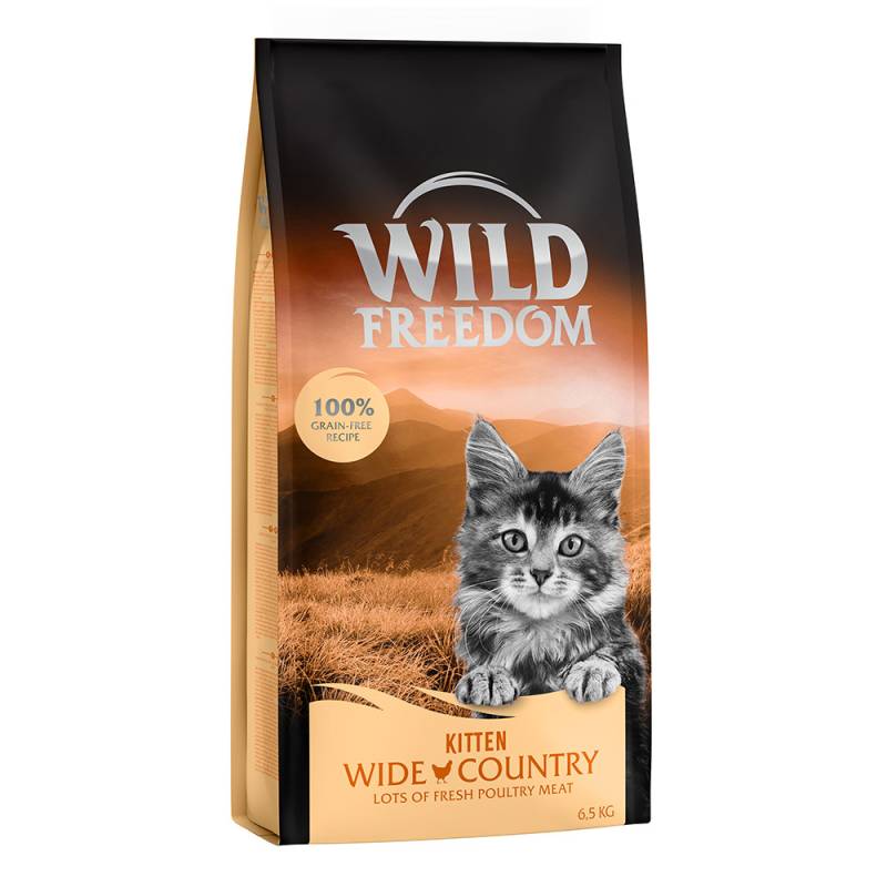 10 € Cyber-Rabatt erbeuten! 6,5 kg Wild Freedom Trockenfutter KITTEN Wide Country - Geflügel von Wild Freedom