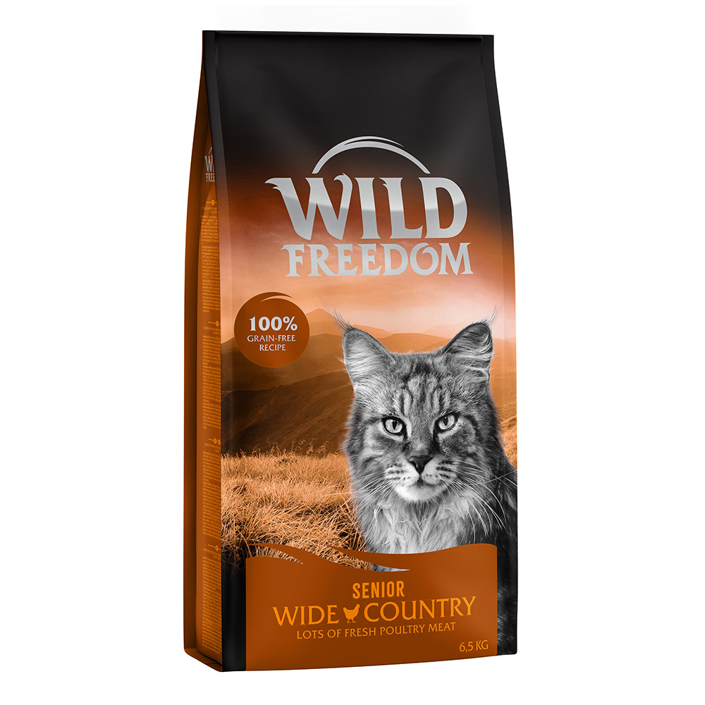 10 € Cyber-Rabatt erbeuten! 6,5 kg Wild Freedom Trockenfutter SENIOR Wide Country - Geflügel von Wild Freedom