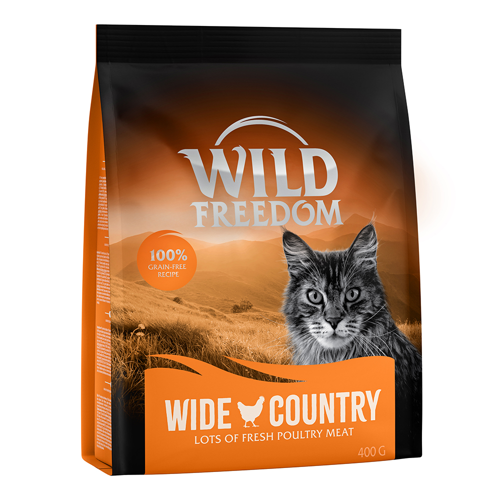 10 % Rabatt auf 2 x 400 g Wild Freedom Trockenfutter (getreidefrei) - Adult "Wide Country" Geflügel von Wild Freedom