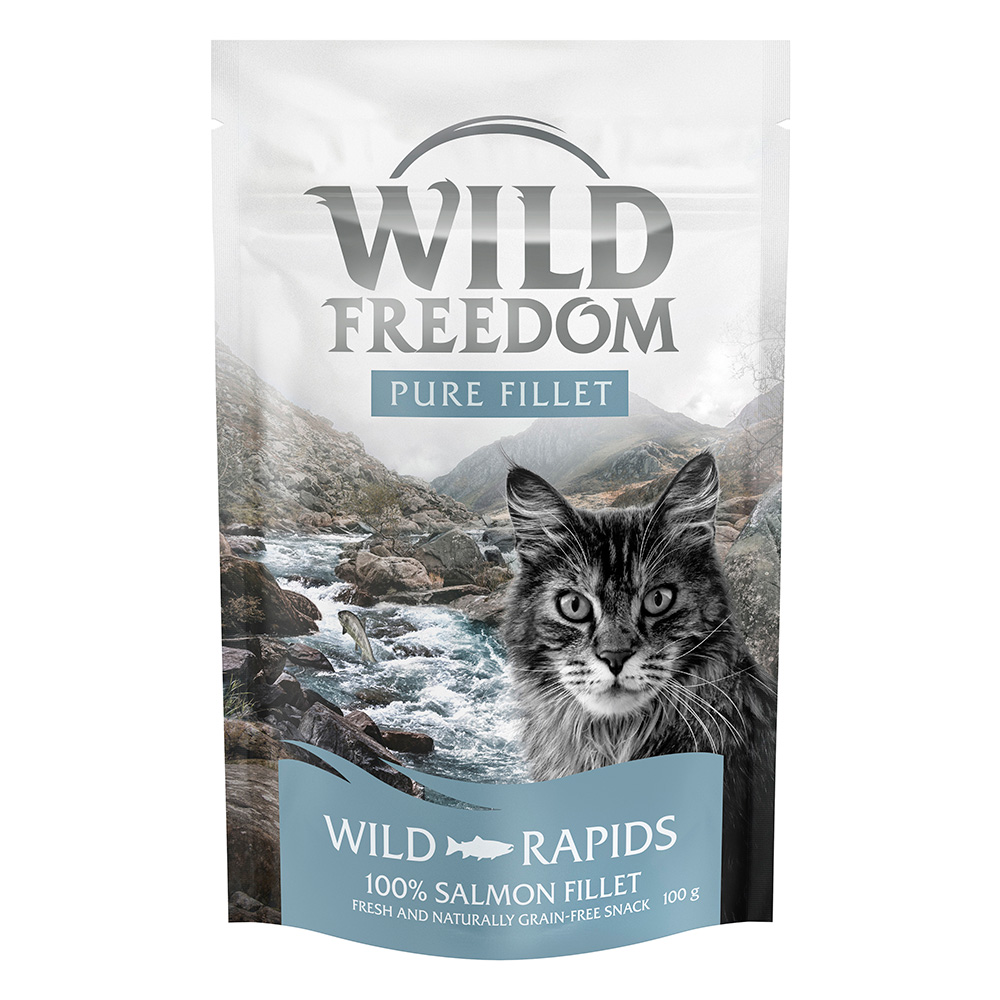 2 + 1 gratis! Wild Freedom Filet Snacks 3 x 100 g - Lachsfilet von Wild Freedom