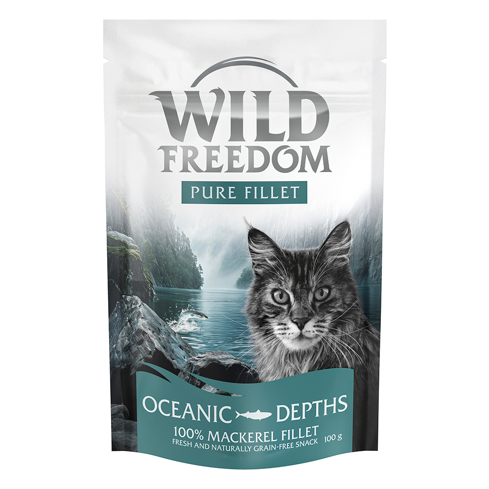 2 + 1 gratis! Wild Freedom Filet Snacks 3 x 100 g - Makrelenfilet von Wild Freedom