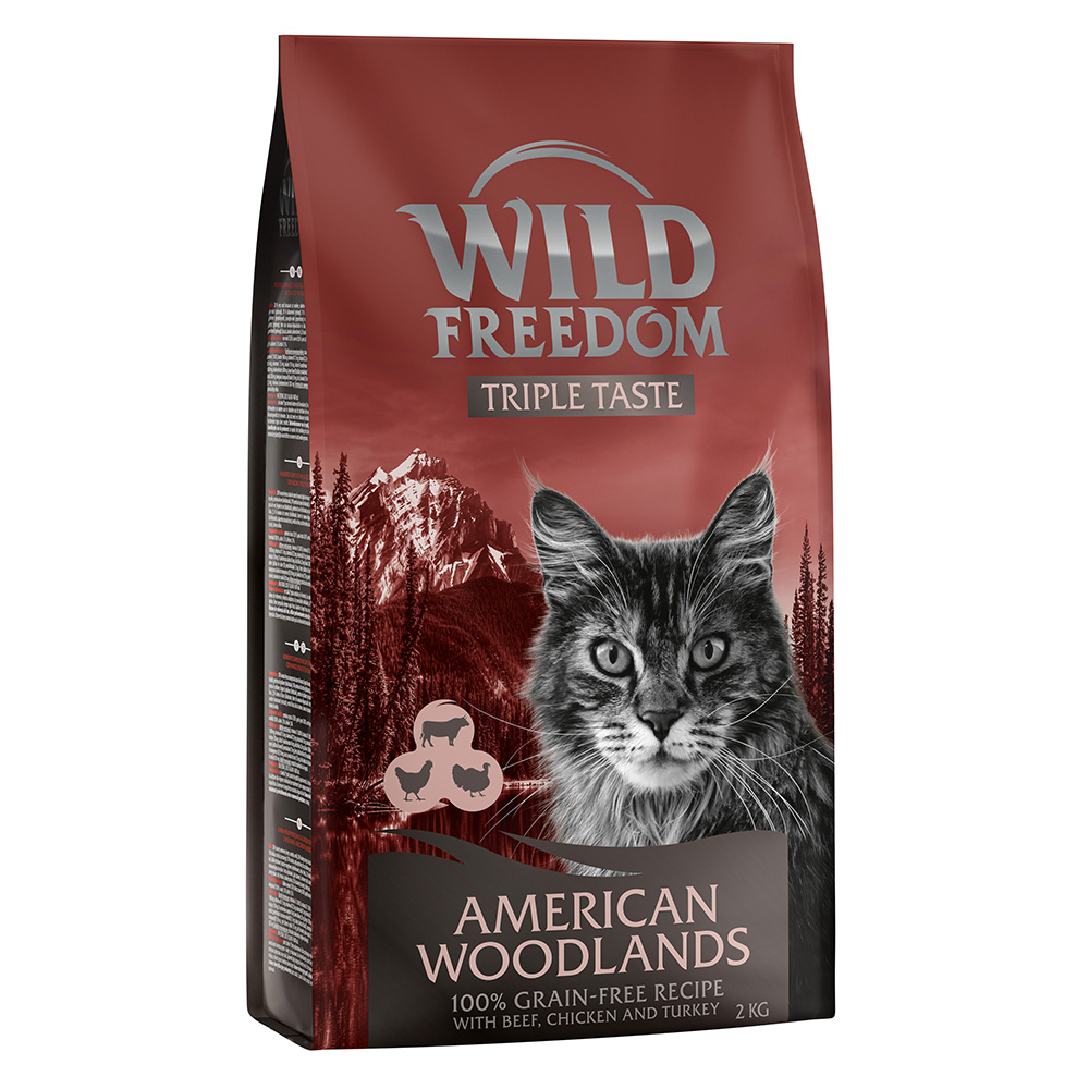 2 kg Wild Freedom Trockennahrung zum Sonderpreis! - American Woodlands - Huhn, Rind & Truthahn von Wild Freedom