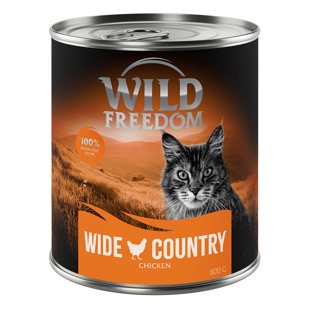 20 % Rabatt auf 12 x 800 g Wild Freedom Adult - getreidefreie Rezeptur - Wide Country - Huhn pur von Wild Freedom