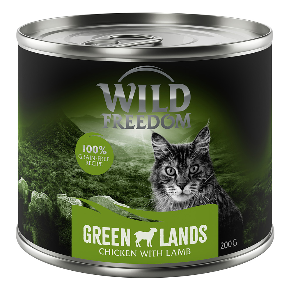 5 + 1 gratis! Wild Freedom 6 x 200 g - Green Lands - Lamm & Huhn von Wild Freedom