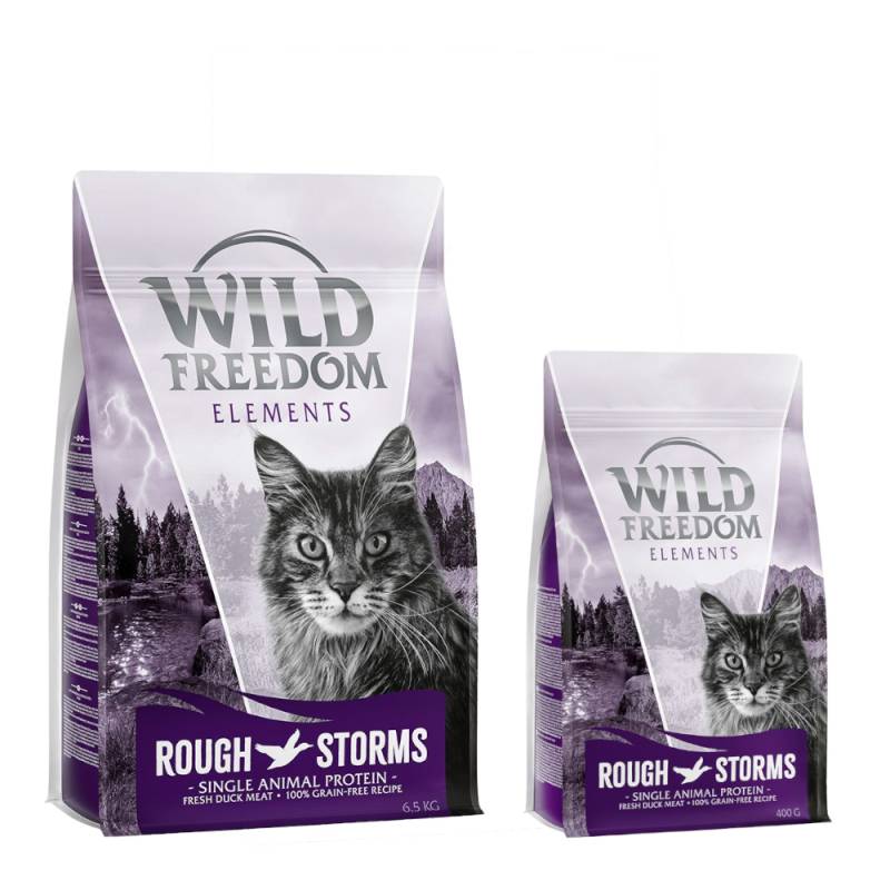 6,5 kg + 800 g Wild Freedom Trockenfutter gratis! - Rough Storms - Ente (Single Meat) von Wild Freedom