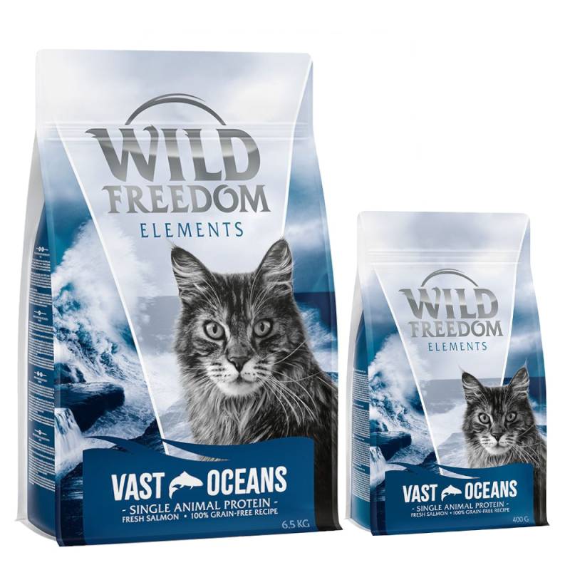 6,5 kg + 800 g Wild Freedom Trockenfutter gratis! - Vast Oceans - Lachs (Single Meat) von Wild Freedom