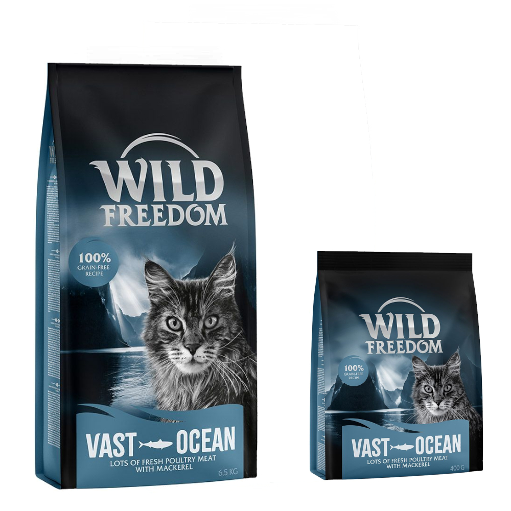 6,5 kg + 800 g Wild Freedom Trockenfutter gratis! - Vast Oceans - Makrele von Wild Freedom