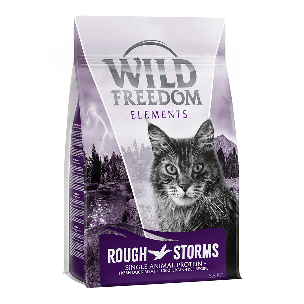 6,5 kg Wild Freedom Trockenfutter + Snack "Wild Bites" gratis dazu! - Rough Storms - Ente (Single Meat) von Wild Freedom