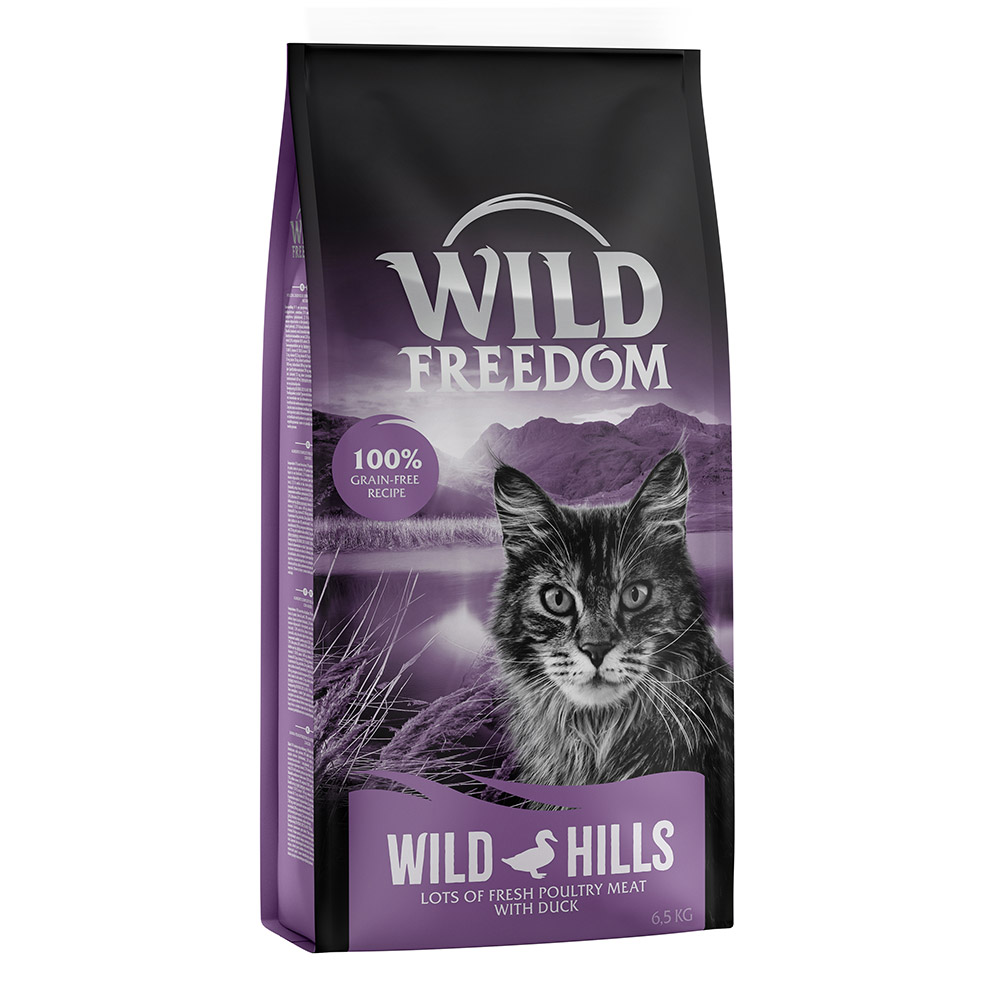6,5 kg Wild Freedom Trockenfutter + Snack "Wild Bites" gratis dazu! - Wild Hills - Ente von Wild Freedom