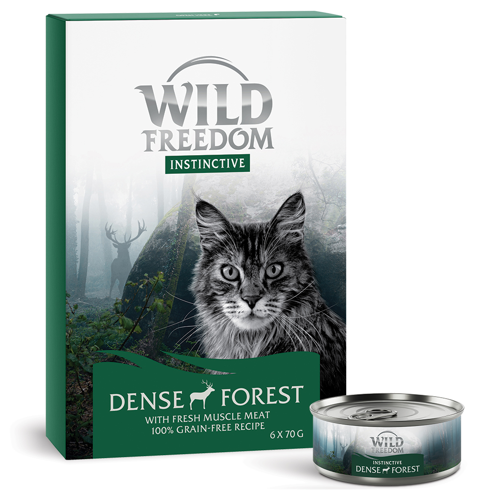 6 x 70 g  Wild Freedom Instinctive zum Probierpreis! - Dense Forest - Hirsch von Wild Freedom