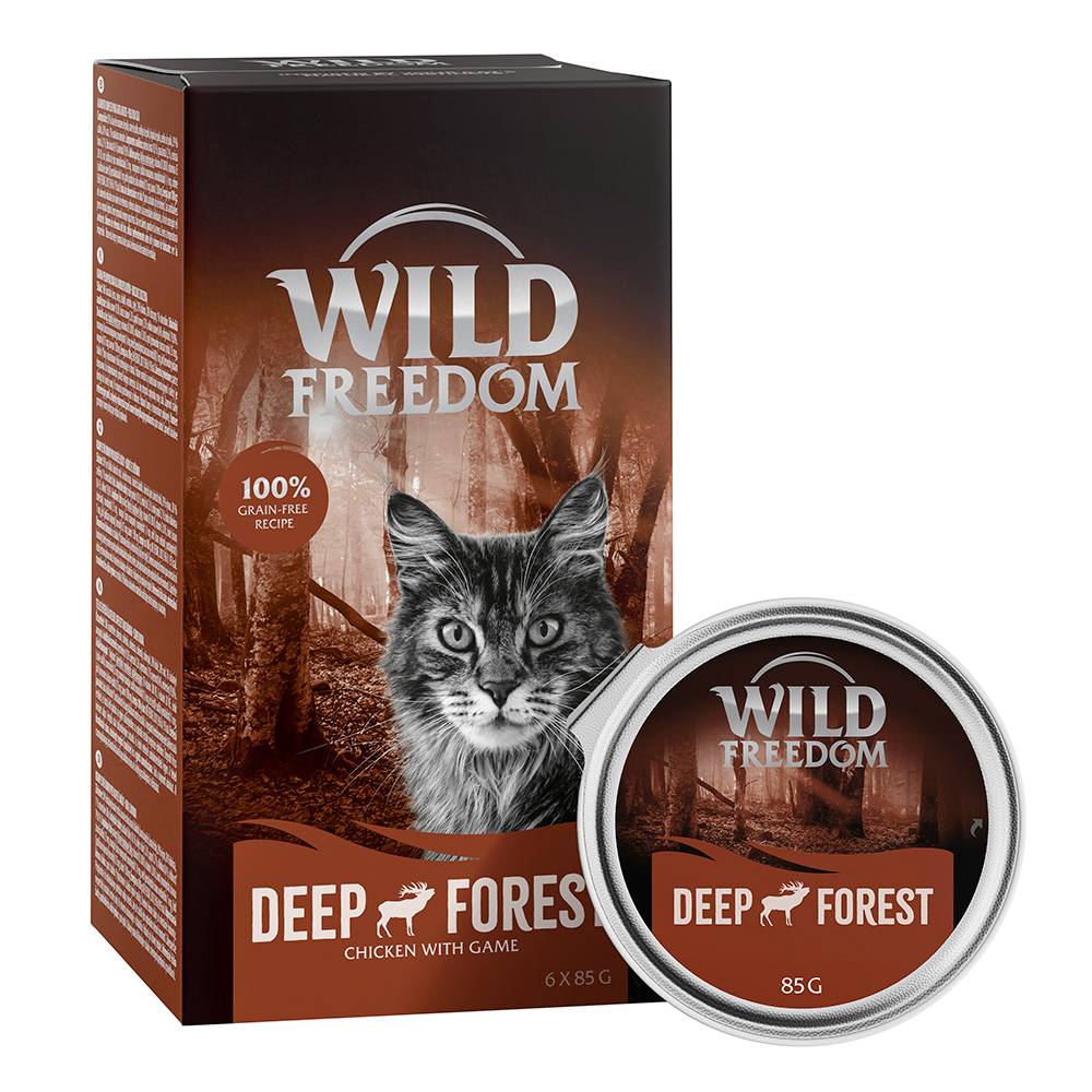 6 x 85 g Wild Freedom Adult Schale zum Sonderpreis! - Deep Forest - Wild & Huhn 6 x 85 g Wild Freedom Adult Schale zum Sonderpreis! - Deep Forest - Wild & Huhn von Wild Freedom