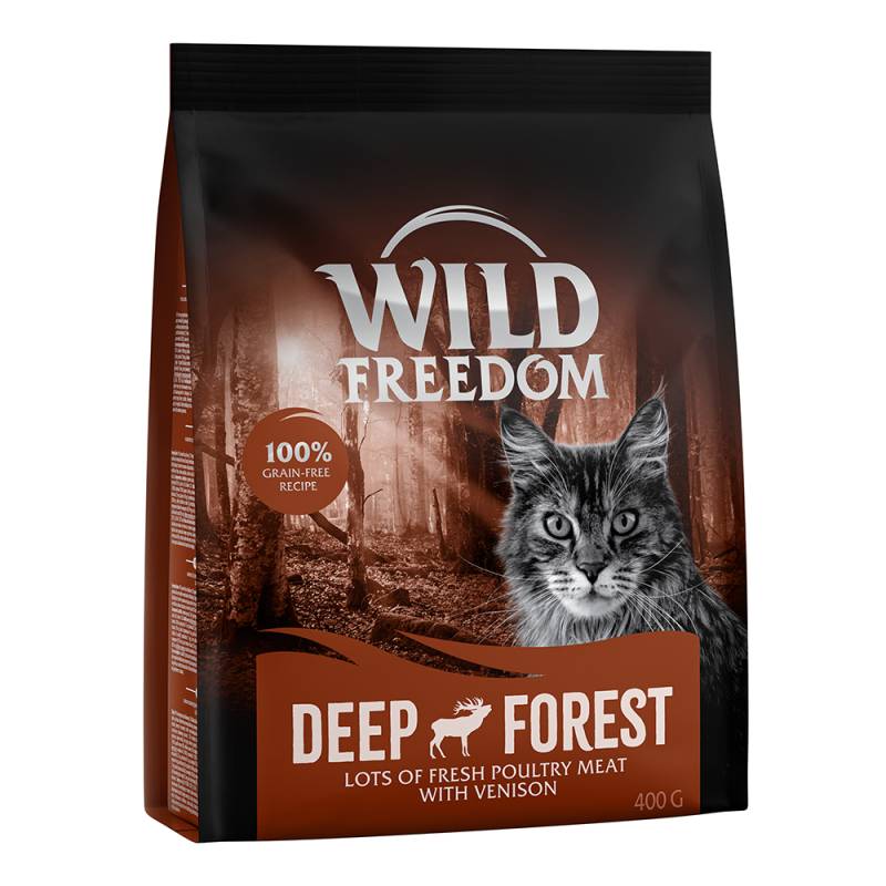 Bis zu 25% Rabatt! 400 g Wild Freedom Trockenfutter Deep Forest - Hirsch von Wild Freedom