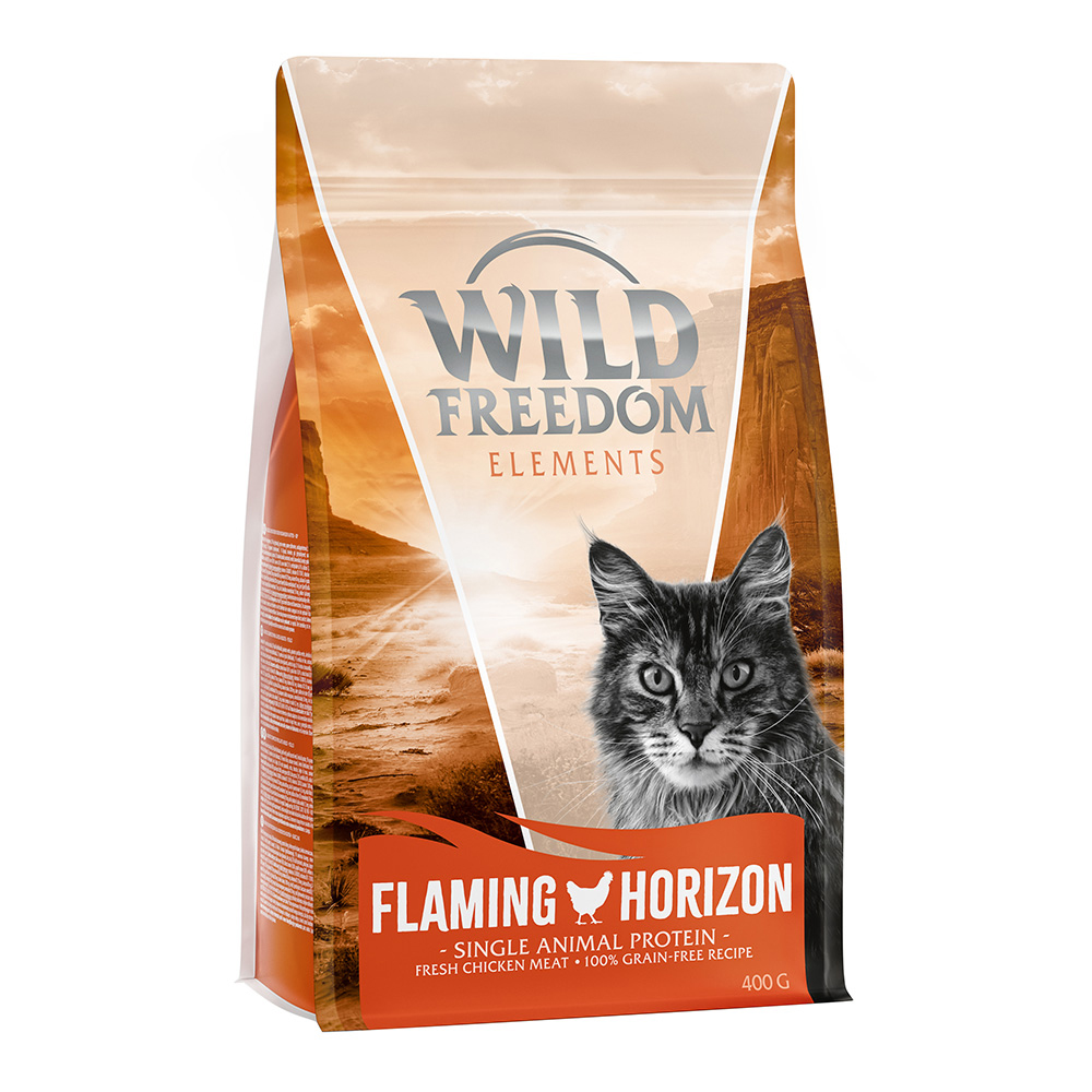 Bis zu 25 Rabatt! 400 g Wild Freedom Trockenfutter Flaming Horizon - Huhn (Single Meat) von Wild Freedom