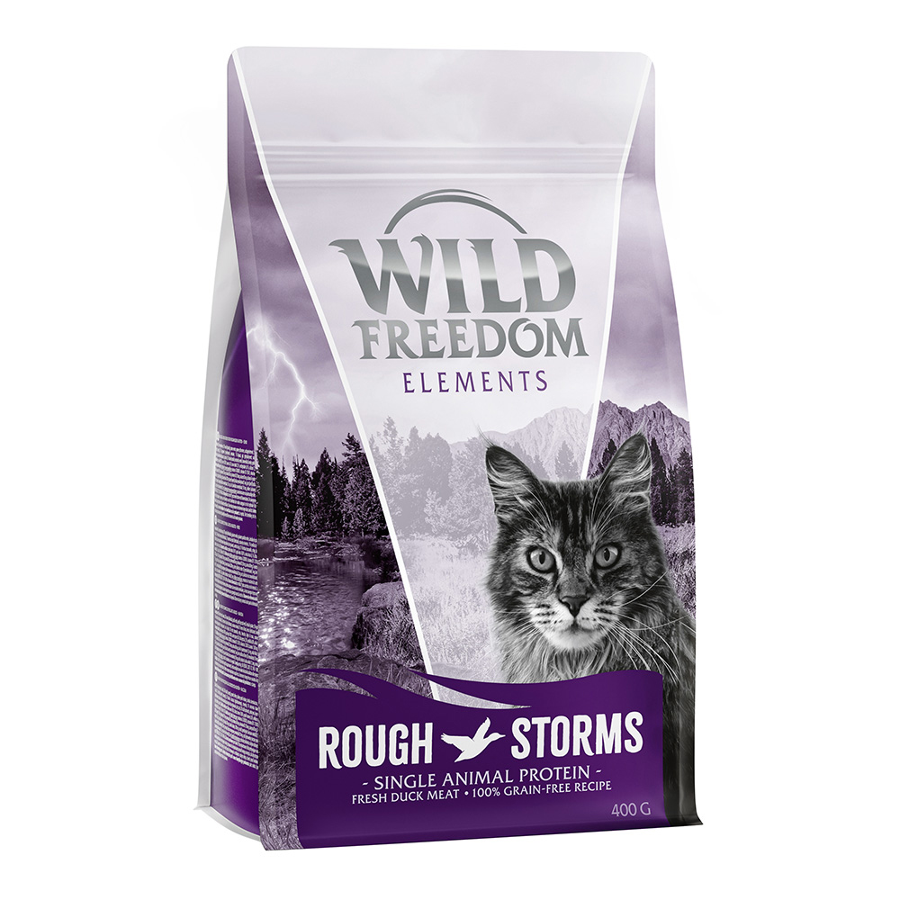 Bis zu 25 Rabatt! 400 g Wild Freedom Trockenfutter Rough Storms - Ente (Single Meat) von Wild Freedom