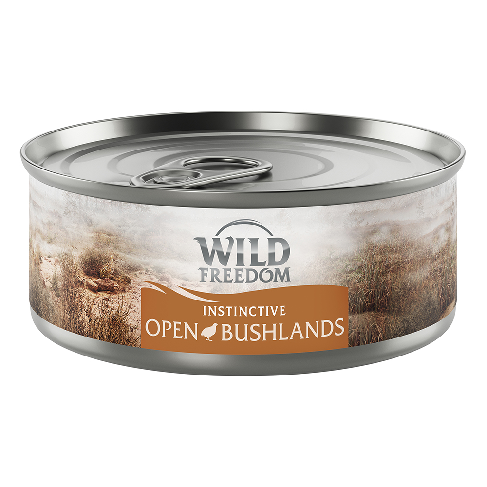 Sparpaket Wild Freedom Instinctive 24 x 70 g - Ergänzungsfuttermittel - Open Bushlands - Wachtel von Wild Freedom