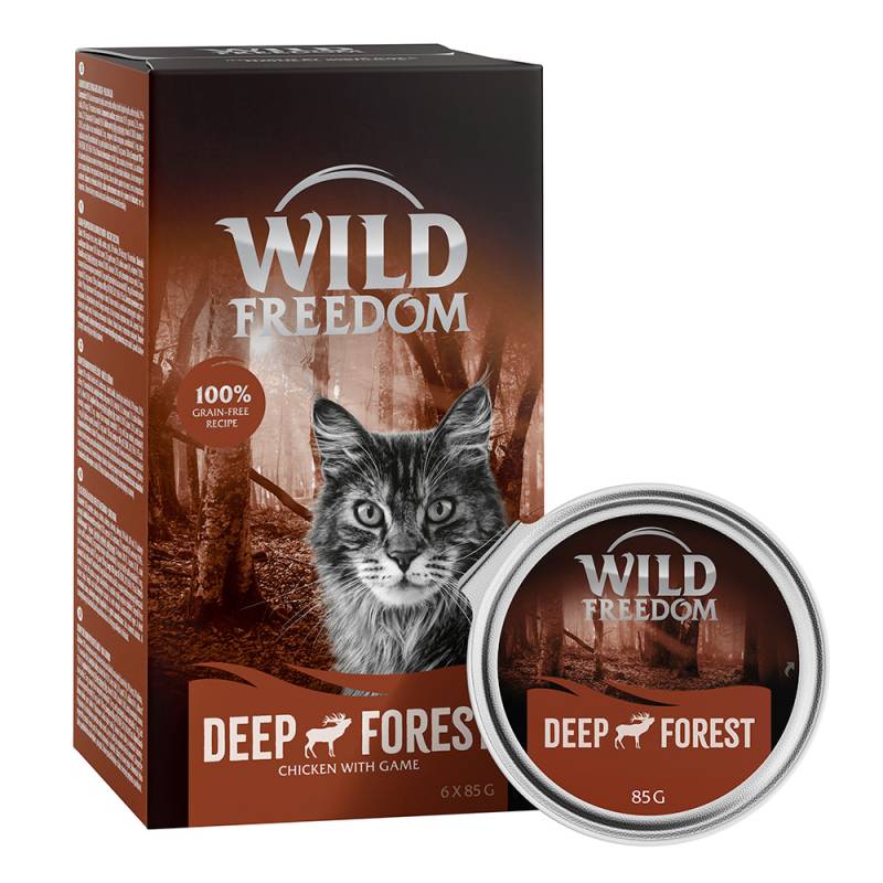 Wild Freedom Adult Schale 6 x 85 g -  Deep Forest - Wild & Huhn von Wild Freedom