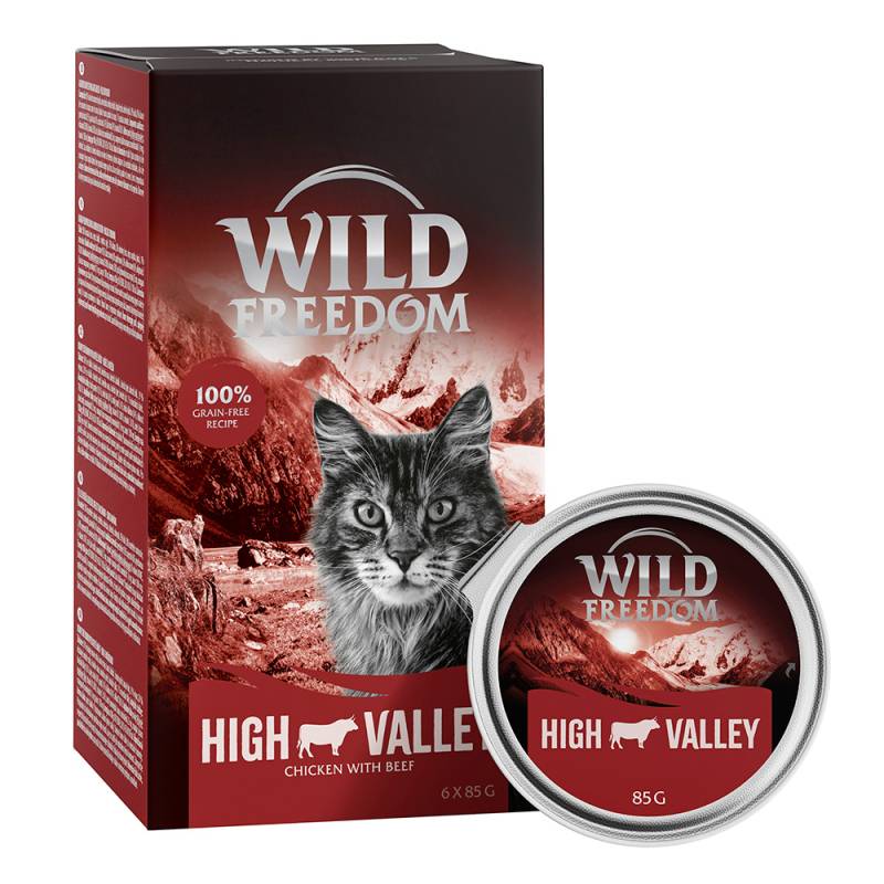 Wild Freedom Adult Schale 6 x 85 g - High Valley - Rind & Huhn von Wild Freedom