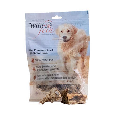 Wild & Fein Hundesnack Rehhalsknochen, gesägt von Wild & Fein