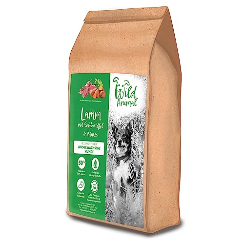 Wild Animal - Premium Hundefutter - Lamm mit Süßkartoffel & Minze, Trockenfutter, getreidefrei, 1er Pack (1 x 12kg) von WildAnimal