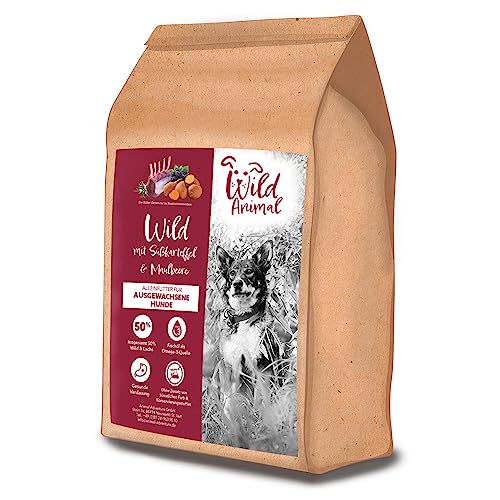 Wild Animal - Premium Hundefutter - Wild mit Süßkartoffel & Maulbeere, Trockenfutter, getreidefrei, 1er Pack (1 x 2kg) von WildAnimal