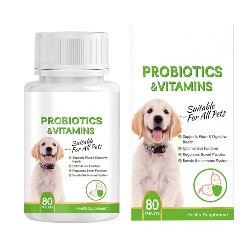 Probiotic Supplements for Dogs | Digestive Enzymes & Gut Health Support - Pet Nutritional Supplement for Small, Medium & Large Breeds - Promotes Healthy Digestion, Bowel Regularity, & Immune System von WildHarmony