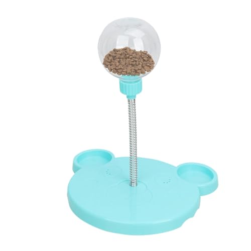 WildHarmony Cat Food Toy Spender, Cat Treat Ball Toy | Interaktive langsame Feeder -Kugel -Katzen -Puzzlespielzeug - Saugnapfbecher -Unterhaltungsvorräte für Innenkatzen, gelangweilte Katzen, Welpen, von WildHarmony