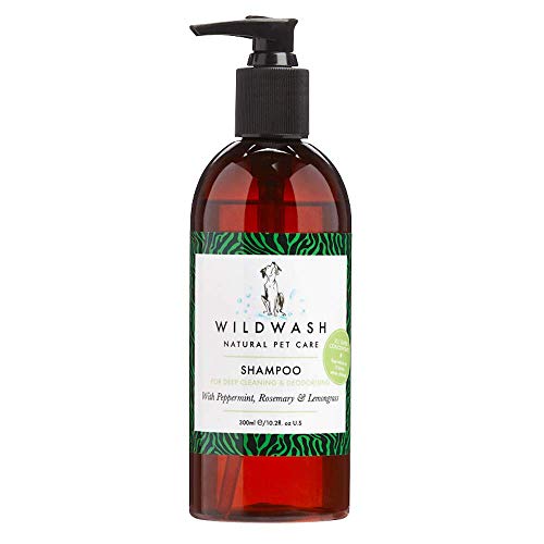 WildWash 5060341660030 Haustier Hund Shampoo für Tiefe Reinigung und Desodorierenden, 300 ml von WildWash