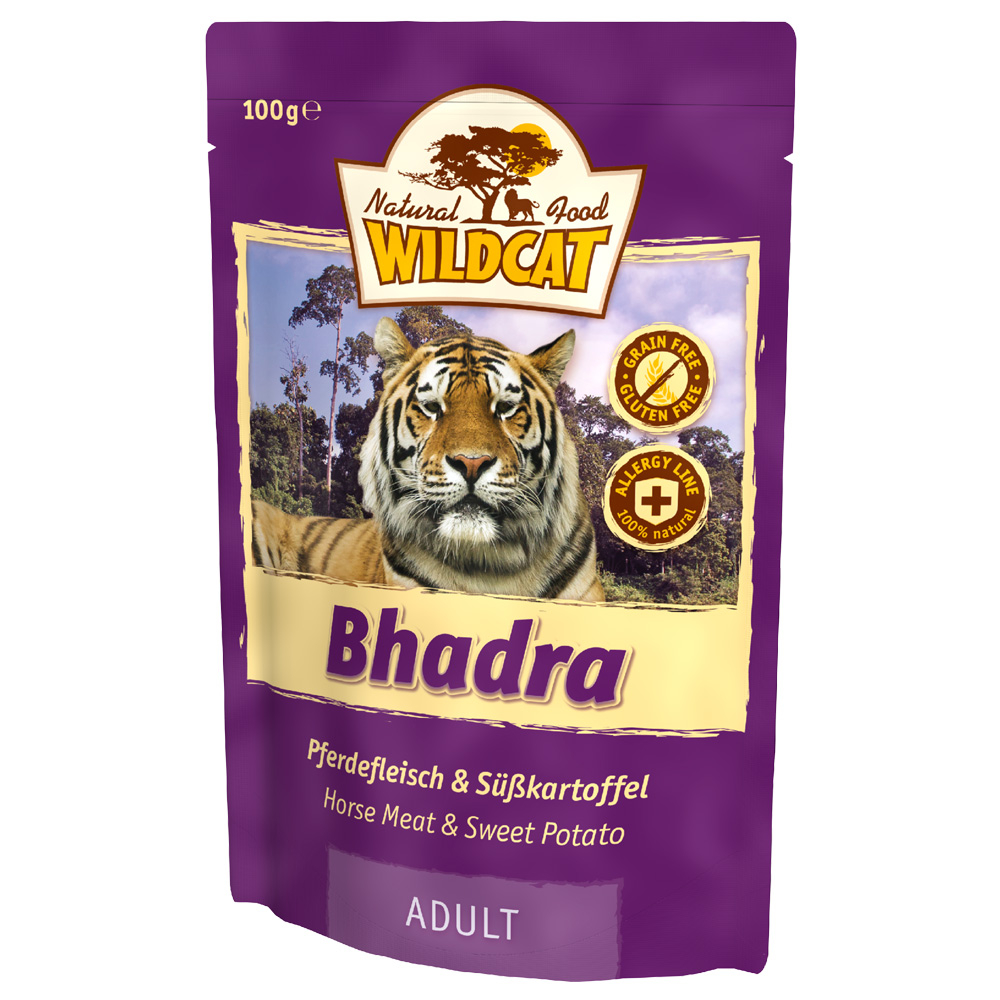 Wildcat | Bhadra Pferd & Süßkartoffel | Adult | 7 x 100 g von Wildcat