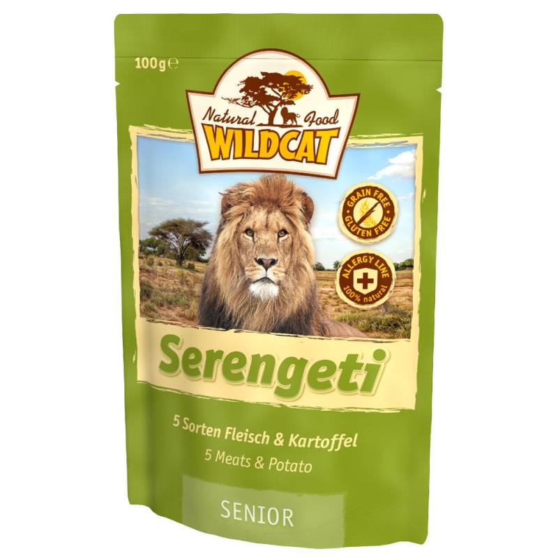 Wildcat | Serengeti 5 Sorten Fleisch | Senior | 28 x 100 g von Wildcat