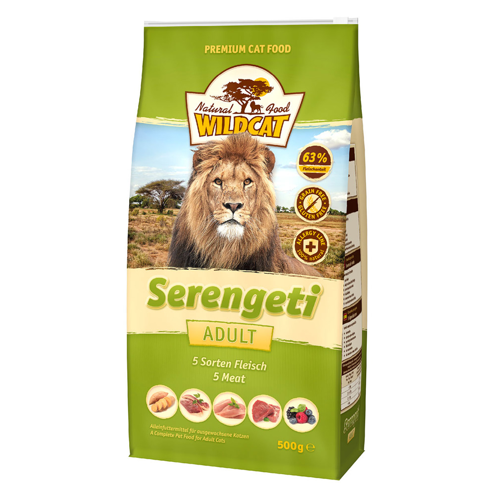 Wildcat | Serengeti 5 Sorten Fleisch | Adult | 3 kg von Wildcat