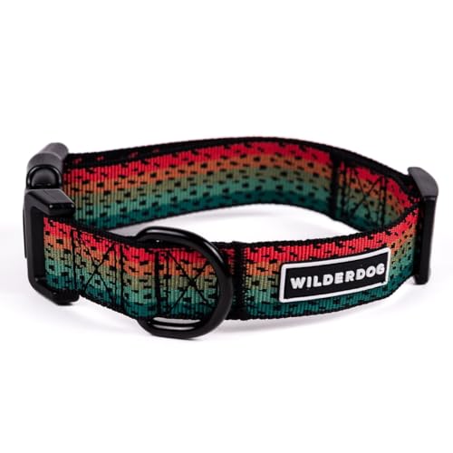 Wilderdog Ultralight Collar Series for Dogs - Medium - Trout von Wilderdog