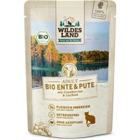 Sparpaket Wildes Land Bio 24 x 85 g - Bio-Ente & Bio-Pute mit Bio-Cranberries von Wildes Land