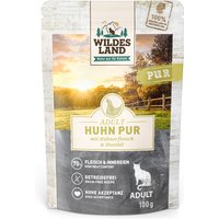 Wildes Land Cat 12 x 100 g - Huhn PUR mit Distelöl von Wildes Land