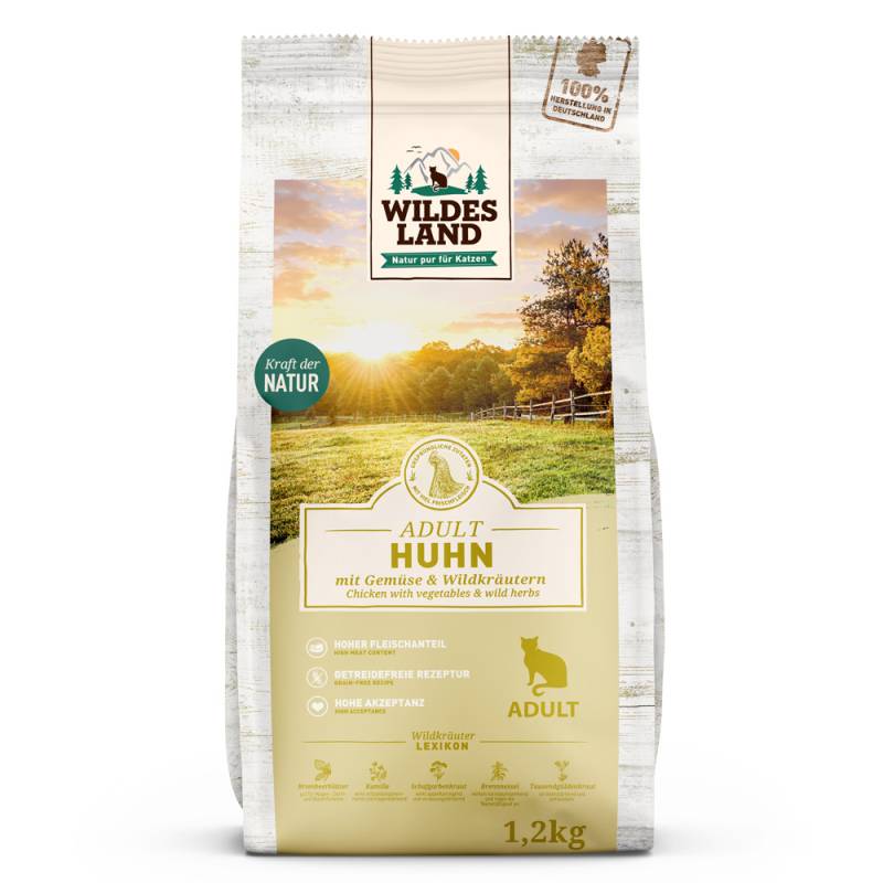 Wildes Land Cat Huhn & Gartengemüse - 1,2 kg von Wildes Land