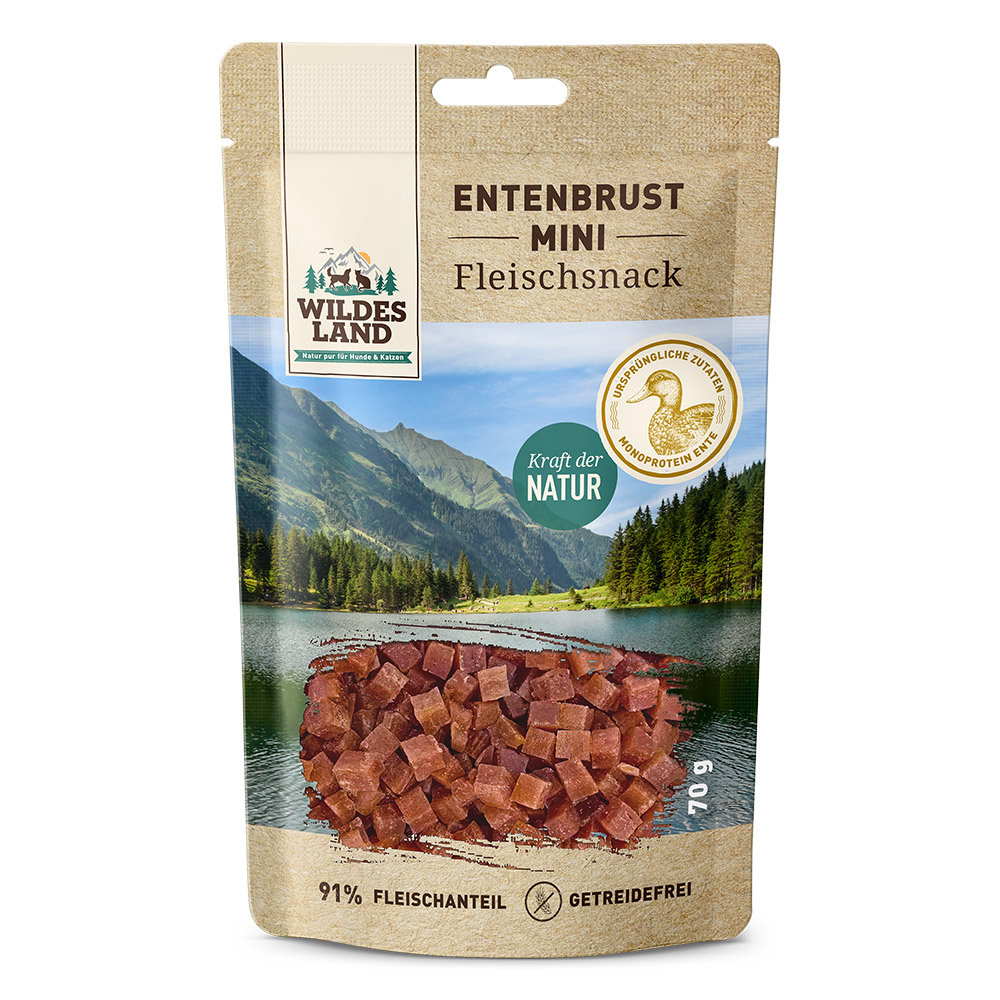 Wildes Land | Entenbrust Mini | Fleischsnacks | 70 g von Wildes Land