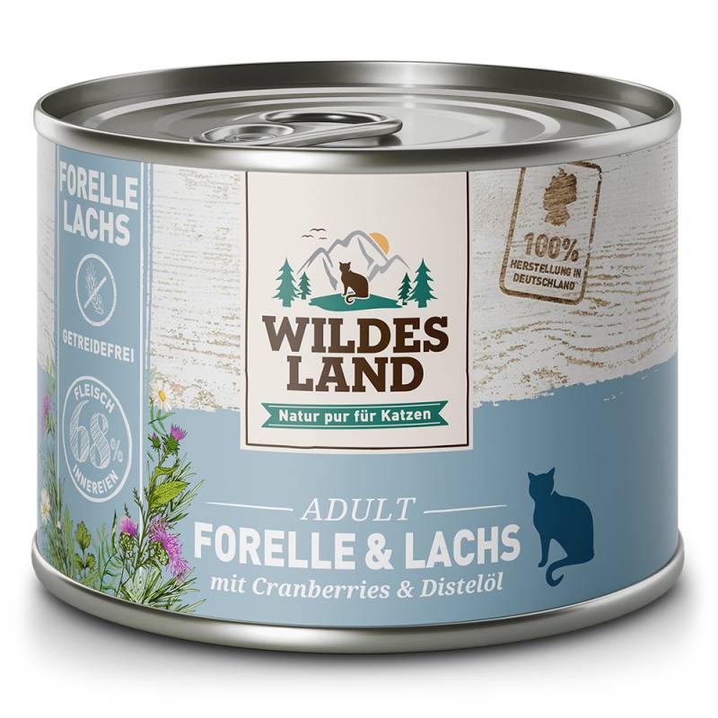 Wildes Land | Forelle und Lachs | Classic Adult | 12 x 185 g von Wildes Land