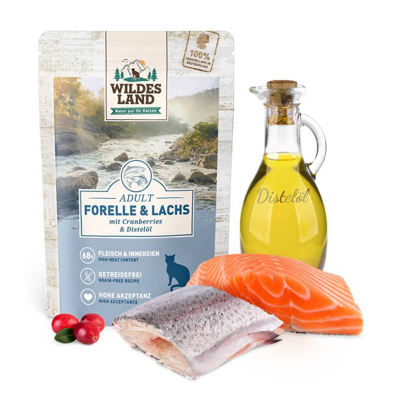 Wildes Land | Forelle und Lachs | Classic Adult | 24 x 90 g von Wildes Land