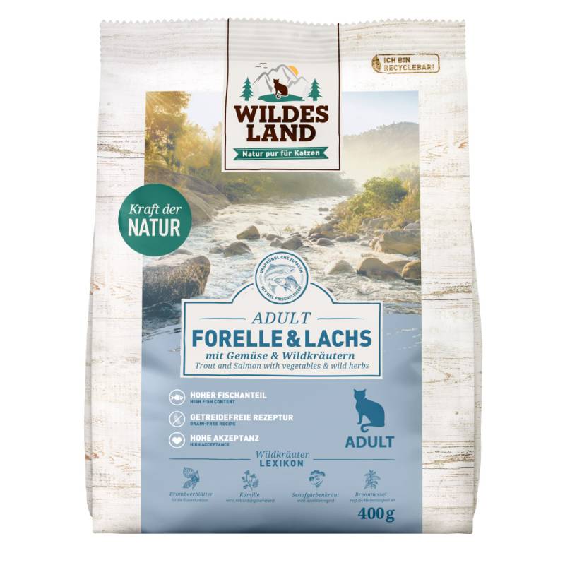 Wildes Land | Forelle & Lachs | Classic Adult | 3 x 400 g von Wildes Land