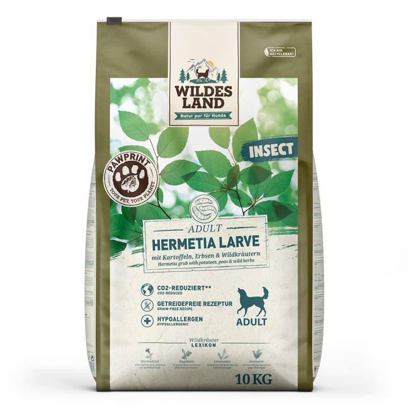 Wildes Land | Hermetia Larve | PawPrint Insect Adult | 10 kg von Wildes Land