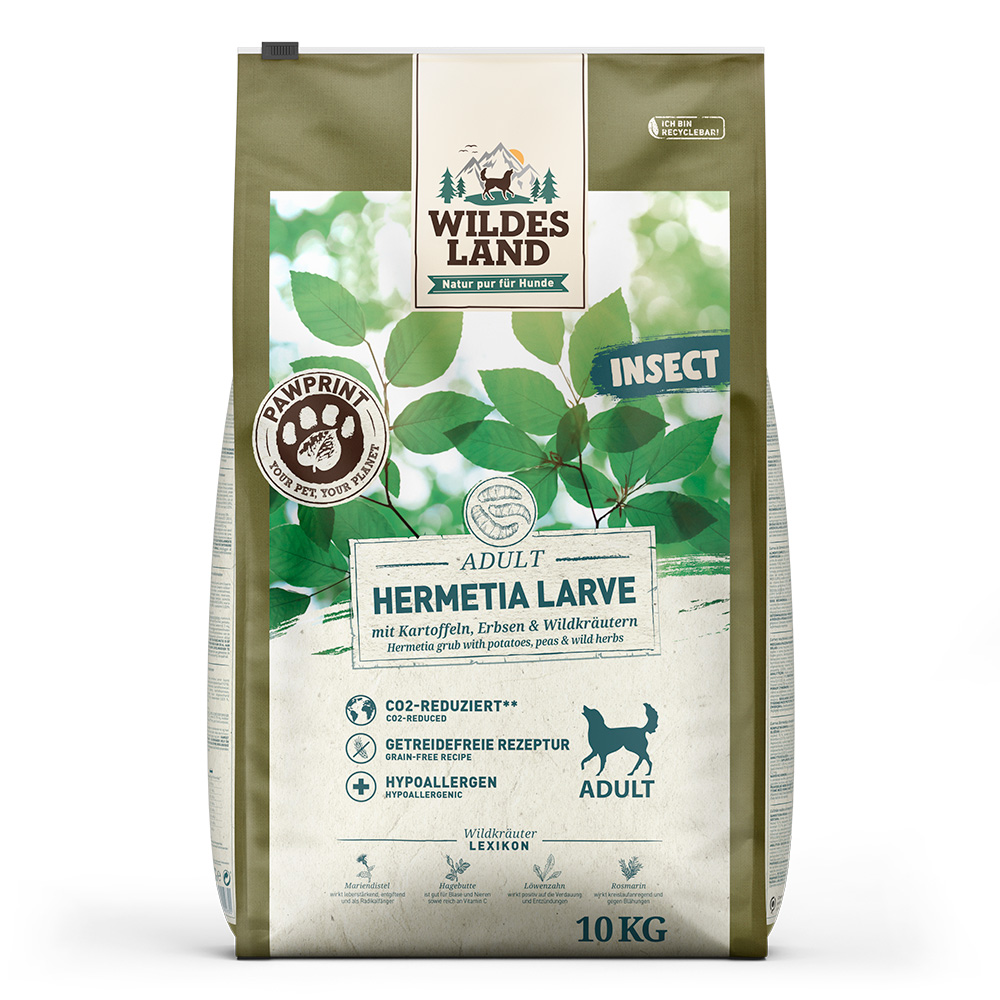 Wildes Land | Hermetia Larve | PawPrint Insect Adult | 10 kg von Wildes Land