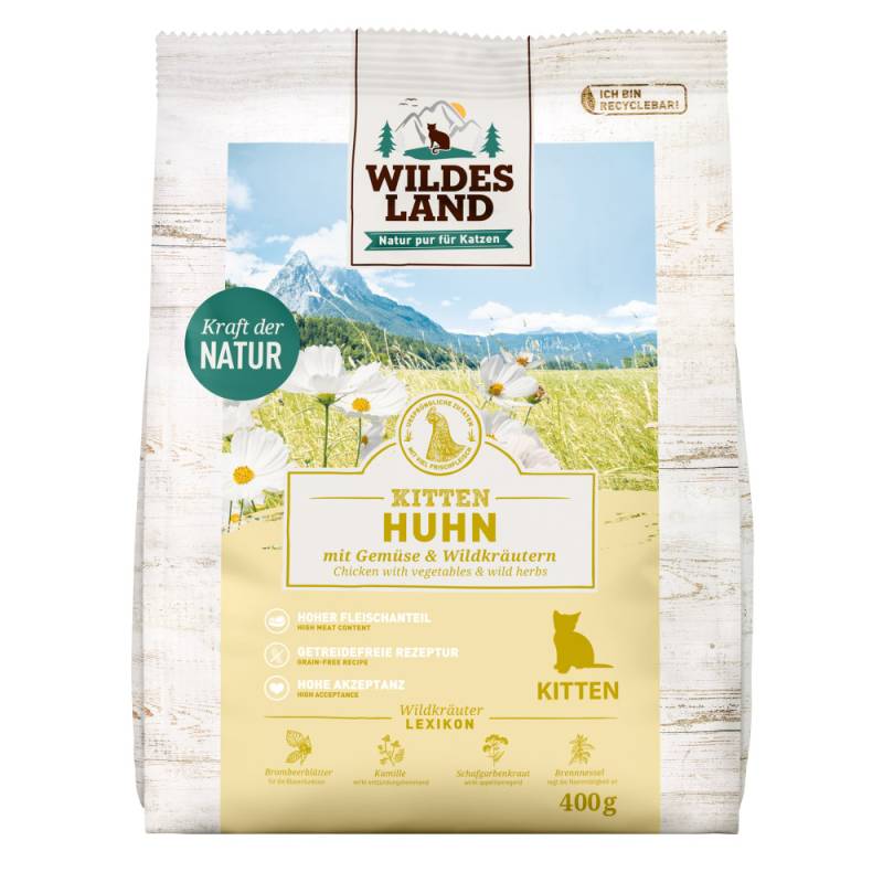 Wildes Land | Huhn | Classic Kitten | 400 g von Wildes Land