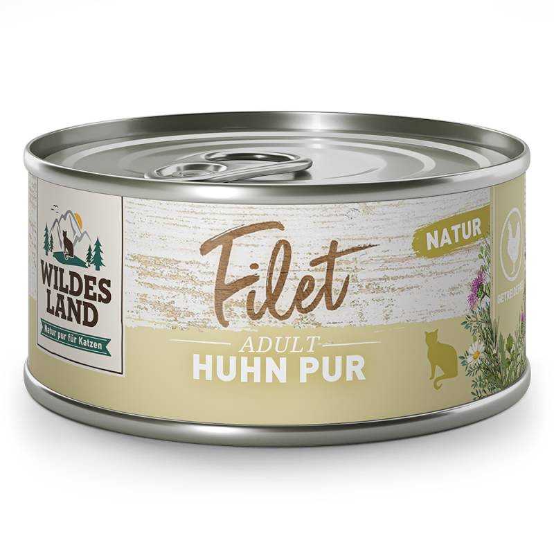 Wildes Land | Huhn Pur | Filet | 12 x 80 g von Wildes Land