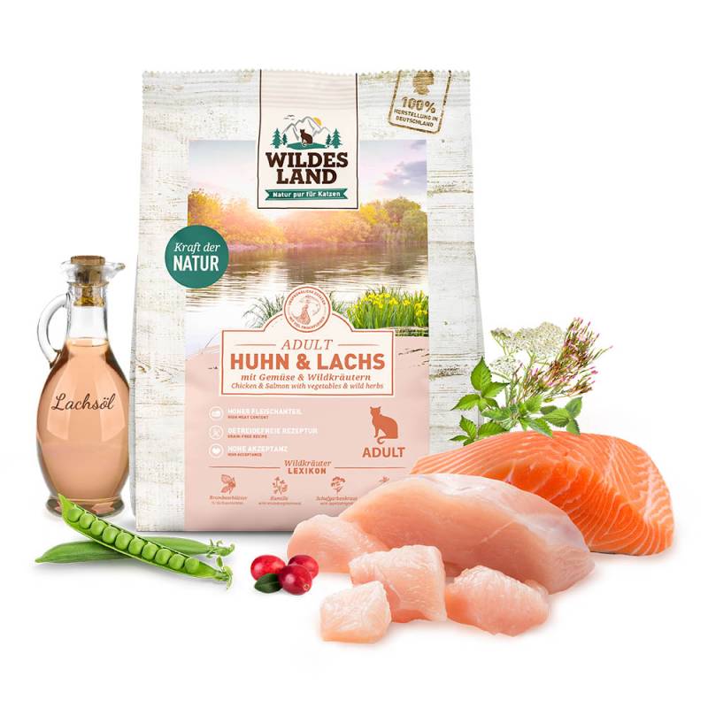 Wildes Land | Huhn und Lachs | Classic Adult | 400 g von Wildes Land