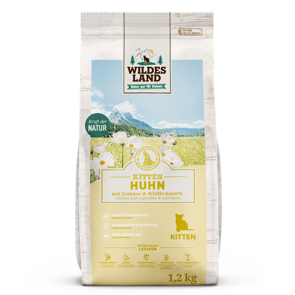 Wildes Land Kitten Huhn - 1,2 kg von Wildes Land